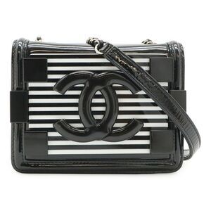 Chanel Lego Boy Plastic Leather Chain Shoulder Bag